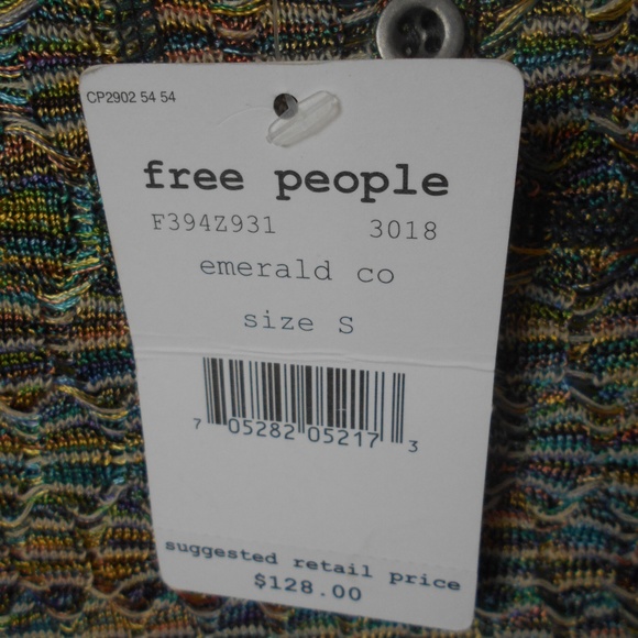 Nwt $128 FREE PEOPLE Emerald Dodycon Dress Sz PS - Picture 6 of 7